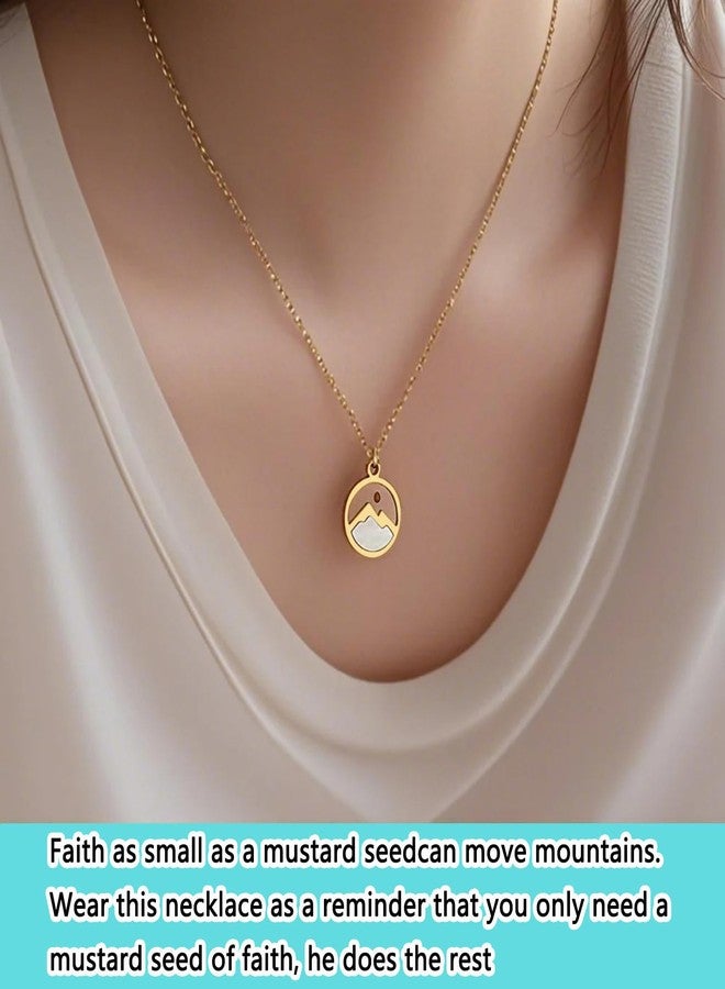 CXLDTE Christmas Stocking Stuffers Teen Girl Gifts Trendy Stuff Mustard Seed Necklace Jewelry Women Faith 12 13 14 16-18 Birthday Baptism Confirmation Christmas Gifts Ideas for Teens Teenage Teen Girls Kids - Image 3